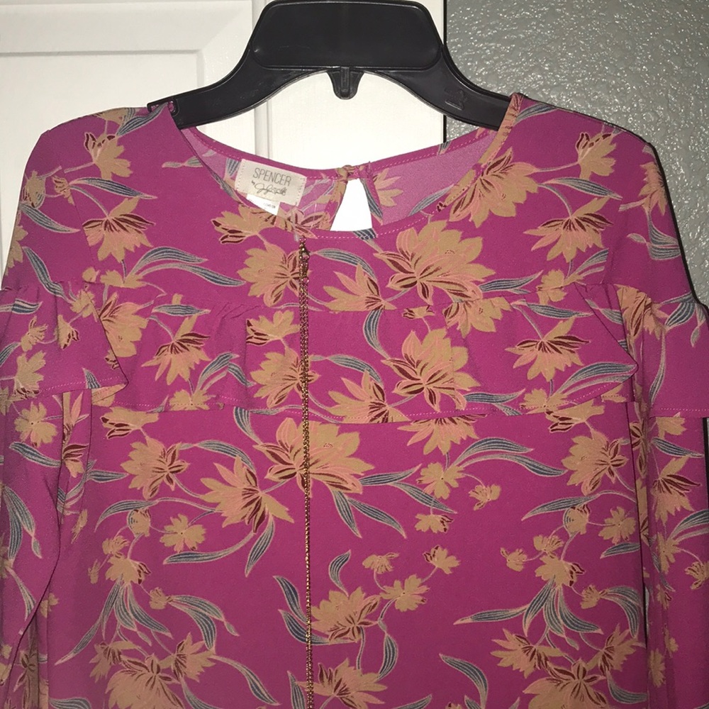 Girls Ruffle Top - Picture 2 of 6